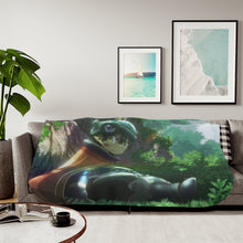 Load image into Gallery viewer, Anime Made In A Sherpa Blanket