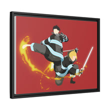Load image into Gallery viewer, Fire Force Minimalistfor Desktop Canvas Framed Art Print