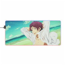 Load image into Gallery viewer, Free! Rin Matsuoka RGB LED Mouse Pad (Desk Mat)