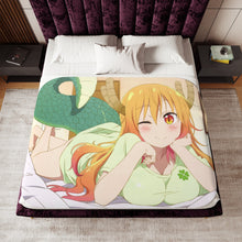 Load image into Gallery viewer, Miss Kobayashi's Dragon Maid Kobayashi San Chi No Maid Dragon, Tohru Sherpa Blanket