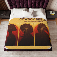 Load image into Gallery viewer, Anime Cowboy Bebop Sherpa Blanket
