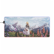 Load image into Gallery viewer, Violet Evergarden RGB LED Mouse Pad (Desk Mat)
