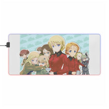 Load image into Gallery viewer, Girls und Panzer RGB LED Mouse Pad (Desk Mat)