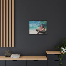 Load image into Gallery viewer, Bulma and Goku Dragon Ball Canvas Framed Art Print