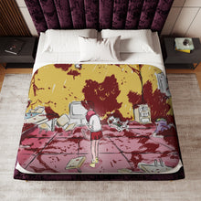Load image into Gallery viewer, Anime Elfen Liedr Sherpa Blanket