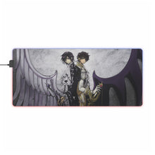 Load image into Gallery viewer, Code Geass Lelouch Lamperouge, Suzaku Kururugi RGB LED Mouse Pad (Desk Mat)
