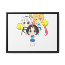 Load image into Gallery viewer, Cheerleaders Canvas Framed Art Print