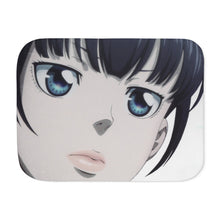 Load image into Gallery viewer, Yayoi Kunizuka Face Sherpa Blanket