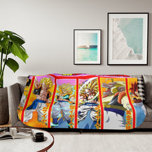 Load image into Gallery viewer, Gogeta Supersaiyajin Evolutions Sherpa Blanket