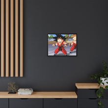 Load image into Gallery viewer, Goku vs Krillin Canvas Framed Art Print