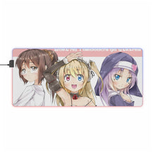 Load image into Gallery viewer, Boku Wa Tomodachi Ga Sukunai Sena Kashiwazaki, Rika Shiguma, Maria Takayama RGB LED Mouse Pad (Desk Mat)