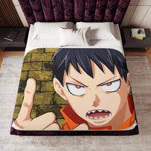 Load image into Gallery viewer, Anime Fire Force Sherpa Blanket