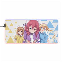 Load image into Gallery viewer, Blend S Kaho Hinata, Mafuyu Hoshikawa, Miu Amano RGB LED Mouse Pad (Desk Mat)