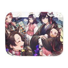 Load image into Gallery viewer, Anime Demon Slayer: Kimetsu no Yaiba Sherpa Blanket