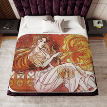 Load image into Gallery viewer, Anime Jojo's Bizarre Adventure Sherpa Blanket