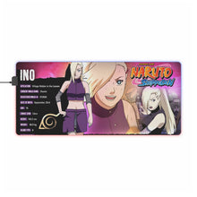 Load image into Gallery viewer, Ino Yamanaka RGB LED Mouse Pad (Desk Mat)