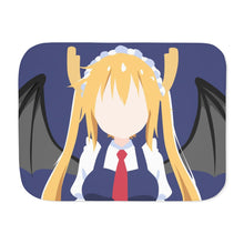 Load image into Gallery viewer, Kobayashi's Dragon Maid Minimalist Sherpa Blanket
