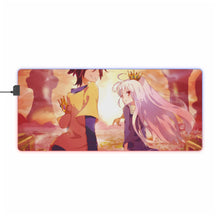 Load image into Gallery viewer, No Game No Life RGB LED Mouse Pad (Desk Mat)