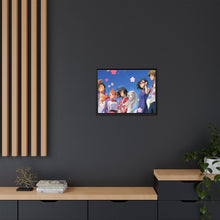 Load image into Gallery viewer, Anohana Meiko Honma, Jinta Yadomi, Naruko Anjou, Tetsudou Hisakawa, Chiriko Tsurumi Canvas Framed Art Print