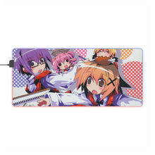 Load image into Gallery viewer, Hidamari Sketch RGB LED Mouse Pad (Desk Mat)