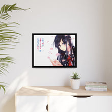 Load image into Gallery viewer, My Teen Romantic Comedy SNAFU Yukino Yukinoshita Canvas Framed Art Print