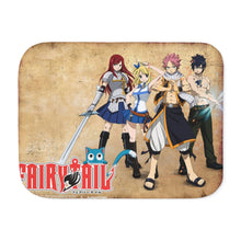 Load image into Gallery viewer, Anime Fairy Tailr Sherpa Blanket