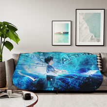 Load image into Gallery viewer, Anime Your Lie in April Sherpa Blanket