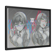 Load image into Gallery viewer, Ichigo, Zero Two Canvas Framed Art Print