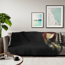 Load image into Gallery viewer, Mayuri or Makise? Sherpa Blanket