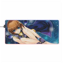 Load image into Gallery viewer, Magical Girl Lyrical Nanoha RGB LED Mouse Pad (Desk Mat)