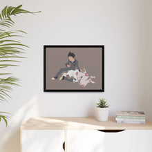 Load image into Gallery viewer, Ganta and Shiro Canvas Framed Art Print