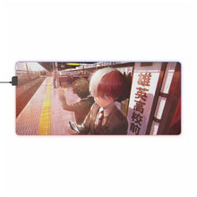 Load image into Gallery viewer, My Hero Academia Izuku Midoriya, Tsuyu Asui RGB LED Mouse Pad (Desk Mat)