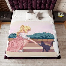 Load image into Gallery viewer, Kaori Miyazono Sherpa Blanket