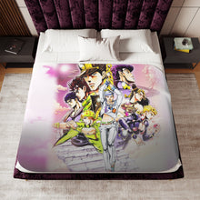 Load image into Gallery viewer, Anime Jojo's Bizarre Adventure Sherpa Blanket