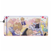 Load image into Gallery viewer, My Hero Academia Katsuki Bakugou RGB LED Mouse Pad (Desk Mat)