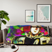 Load image into Gallery viewer, Anime Jojo's Bizarre Adventure Sherpa Blanket