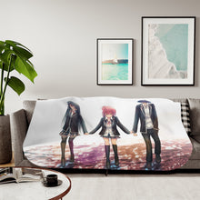 Load image into Gallery viewer, My Teen Romantic Comedy SNAFU Hachiman Hikigaya, Yukino Yukinoshita, Yui Yuigahama Sherpa Blanket