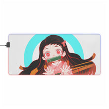 Load image into Gallery viewer, Nezuko Kamado RGB LED Mouse Pad (Desk Mat)