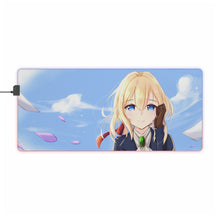 Load image into Gallery viewer, Violet Evergarden RGB LED Mouse Pad (Desk Mat)