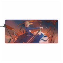 Load image into Gallery viewer, Saber (Fate Series) RGB LED Mouse Pad (Desk Mat)