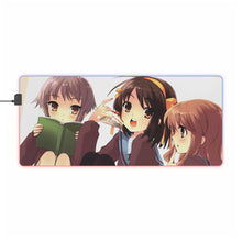 Load image into Gallery viewer, The Melancholy Of Haruhi Suzumiya RGB LED Mouse Pad (Desk Mat)