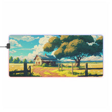 Load image into Gallery viewer, Anime Landscape RGB LED Mouse Pad (Desk Mat)