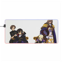 Load image into Gallery viewer, Code Geass Lelouch Lamperouge RGB LED Mouse Pad (Desk Mat)