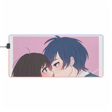 Load image into Gallery viewer, To Become a Real Heroine! The Unpopular Girl and the Secret Task RGB LED Mouse Pad (Desk Mat)