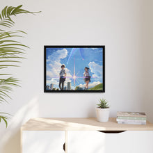 Load image into Gallery viewer, Taki and Mitsuha (Your Name) Canvas Framed Art Print