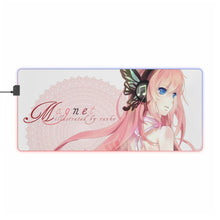 Load image into Gallery viewer, Beautiful Music Girl RGB LED Mouse Pad (Desk Mat)