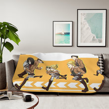 Load image into Gallery viewer, Shingeki no Kyojin - Group Shot Sherpa Blanket