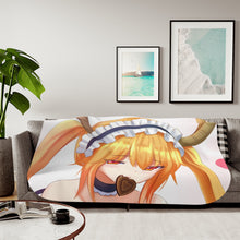 Load image into Gallery viewer, Anime Miss Kobayashi's Dragon Maid Sherpa Blanket