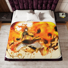 Load image into Gallery viewer, Natsu Dragneel Sherpa Blanket