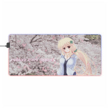 Load image into Gallery viewer, Magical Girl Lyrical Nanoha RGB LED Mouse Pad (Desk Mat)